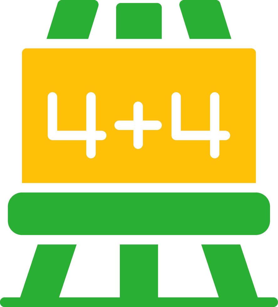 Line Two Colour vector