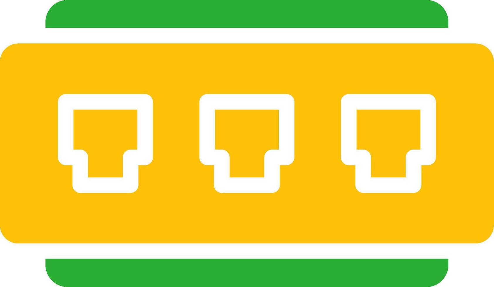 Line Two Colour vector