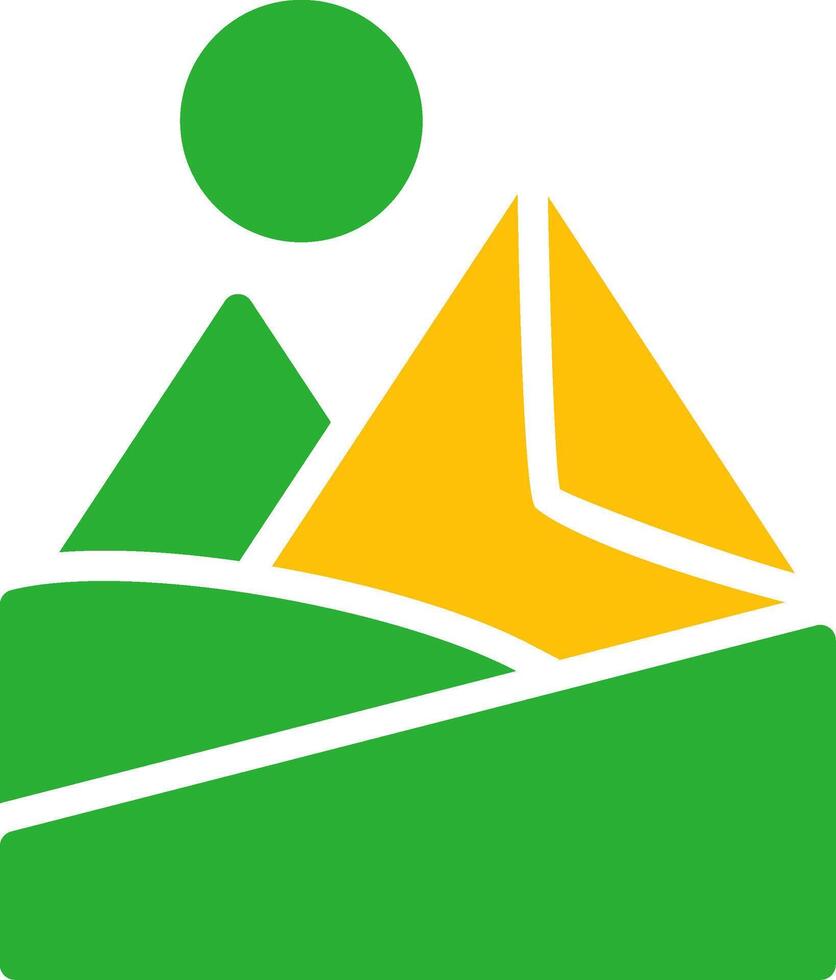 Line Two Colour vector