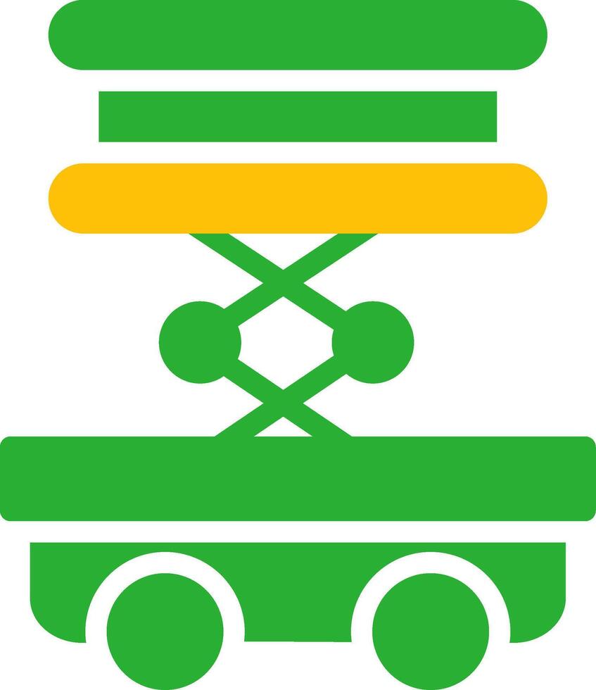 Line Two Colour vector