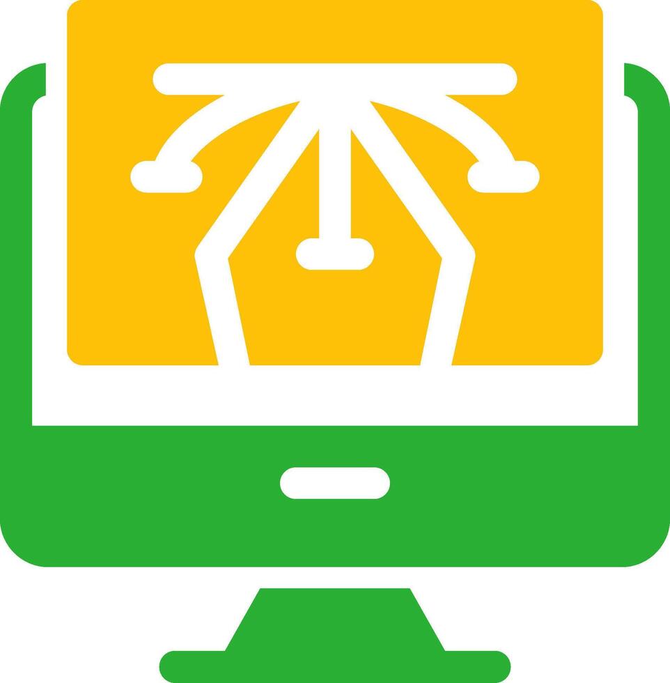 Line Two Colour vector