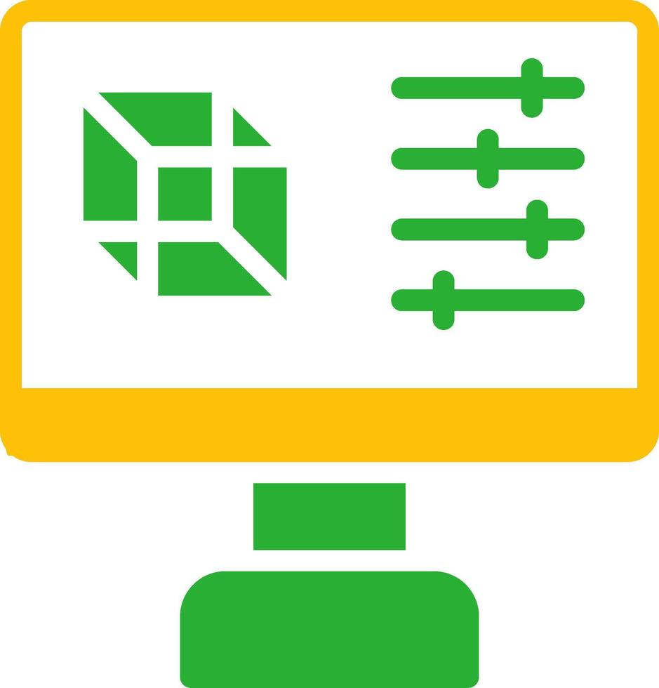Line Two Colour vector