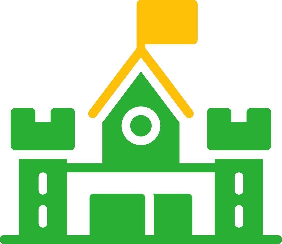 Line Two Colour vector