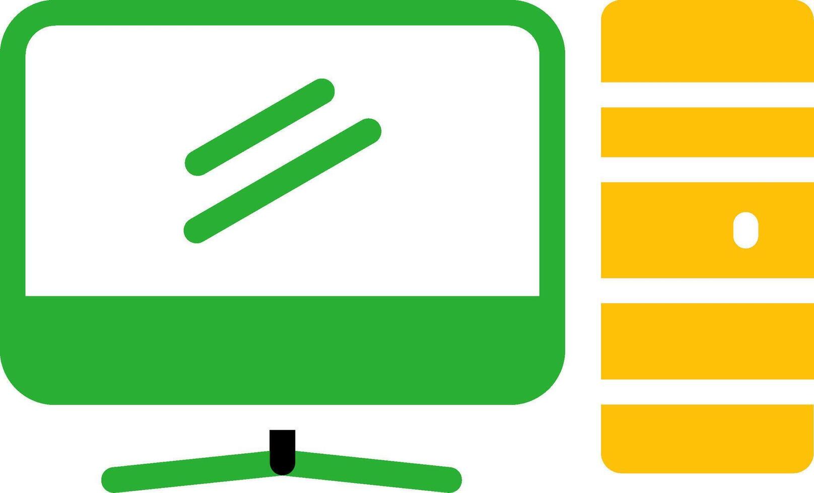 Line Two Colour vector