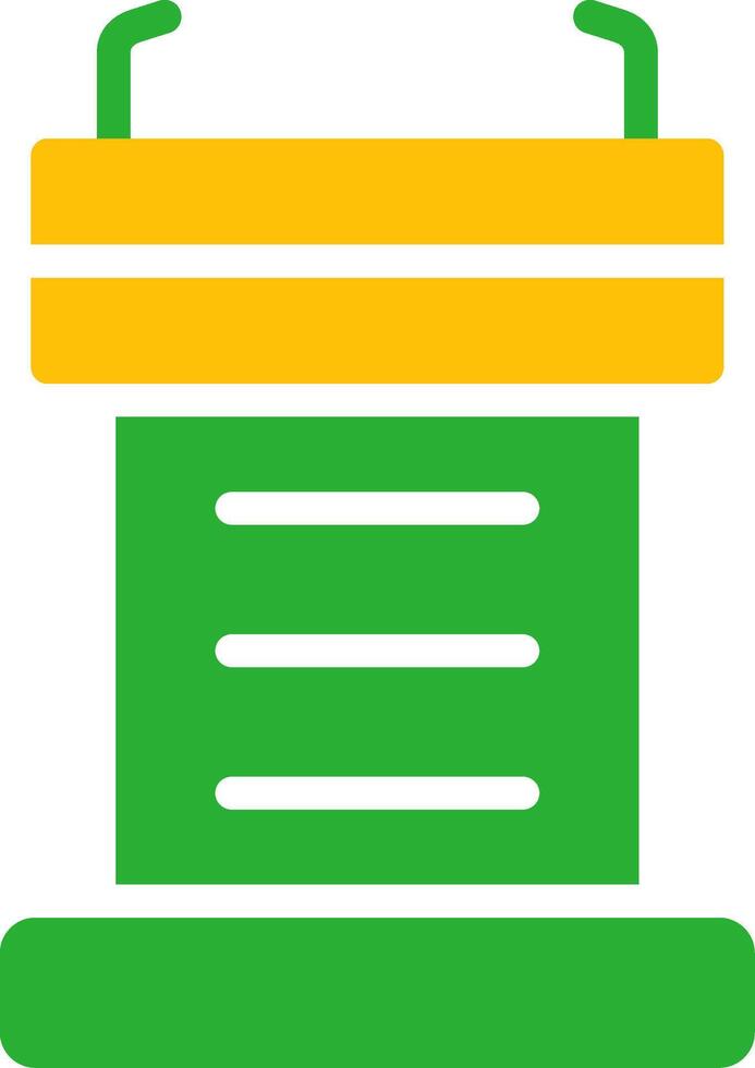 Line Two Colour vector