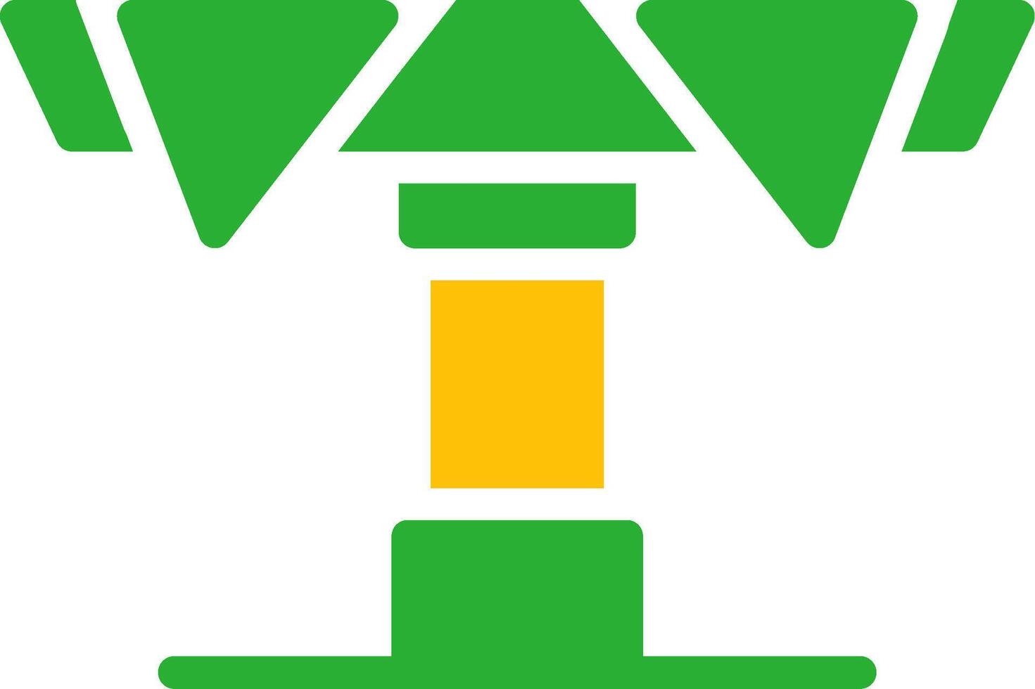 Line Two Colour vector
