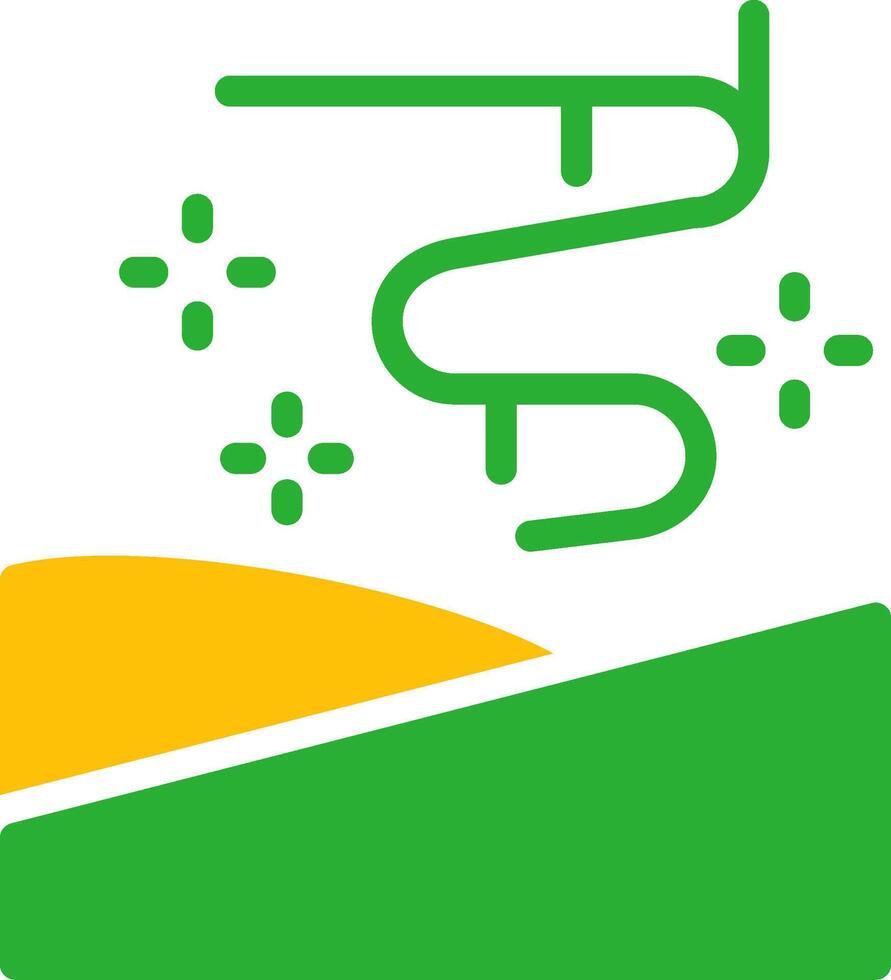 Line Two Colour vector