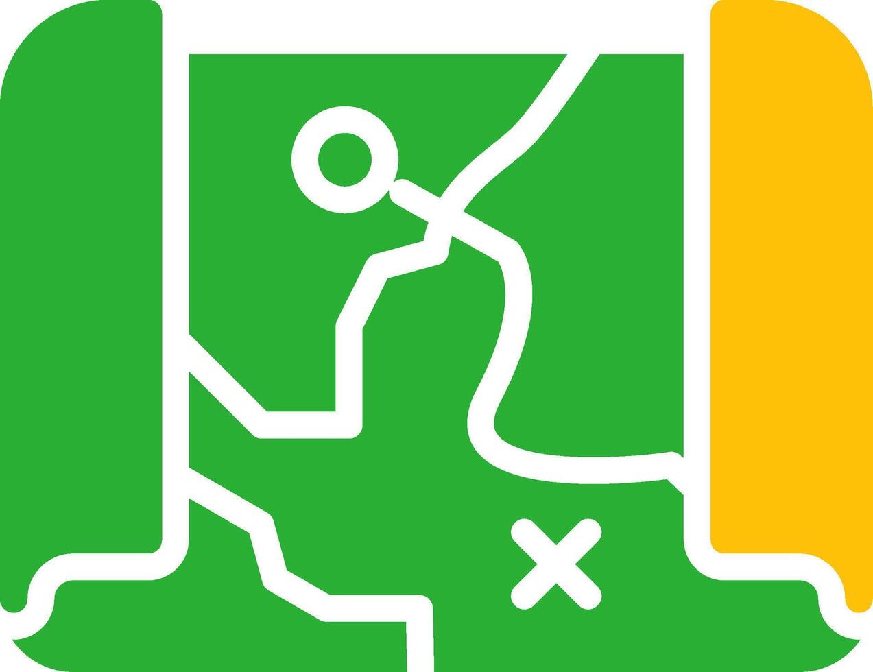 Line Two Colour vector