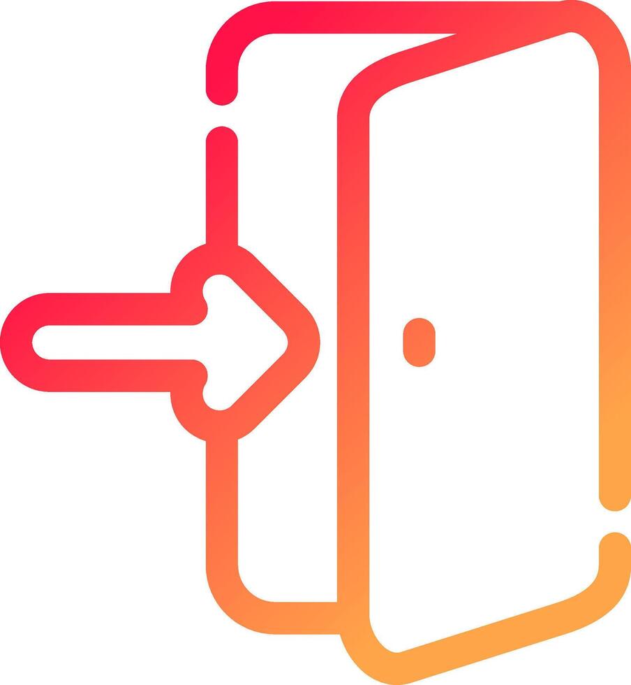 glyph  colour Gradient Circle vector