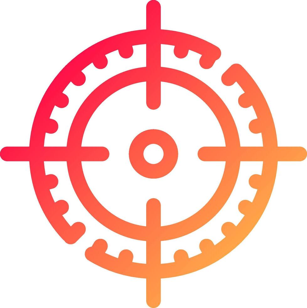 glyph  colour Gradient Circle vector
