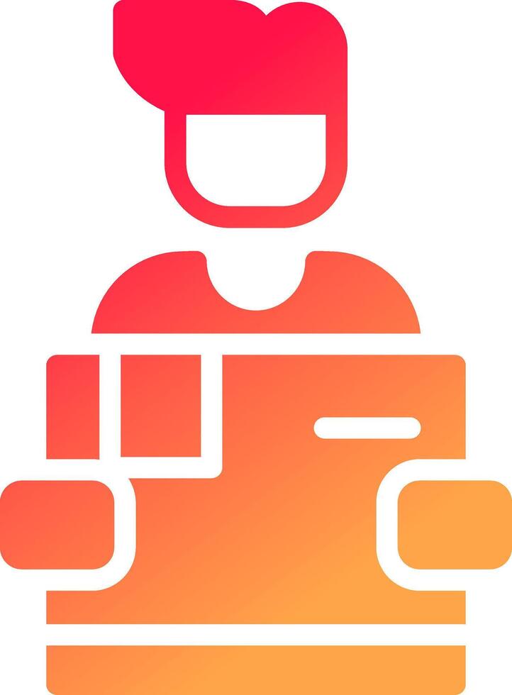 glyph  colour Gradient Circle vector