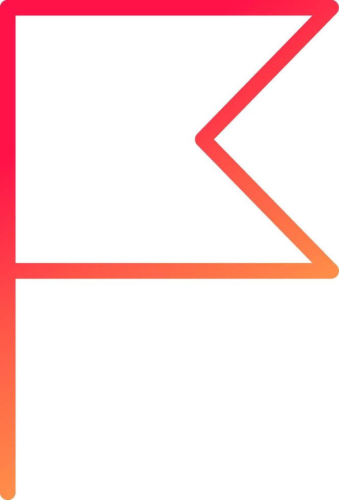 Flag Creative Icon Design vector