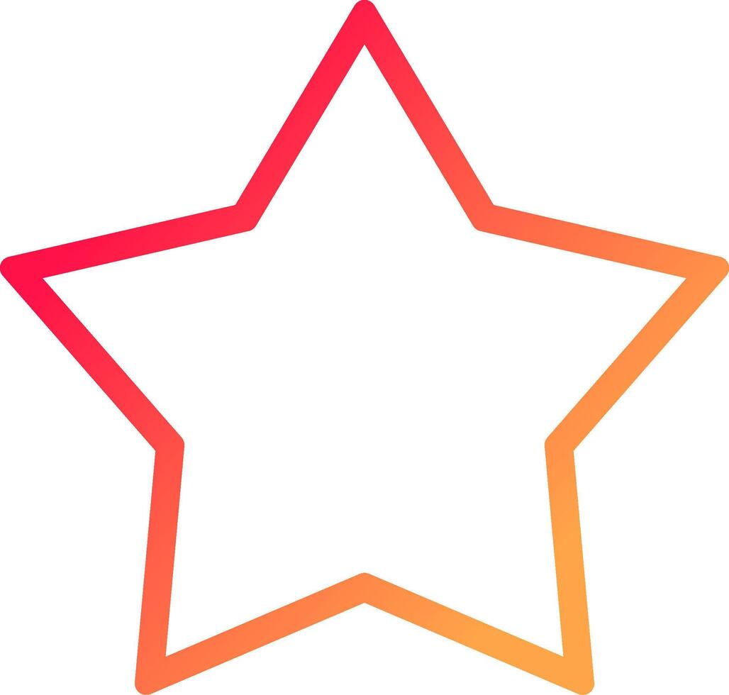 Star Creative Icon Design vector