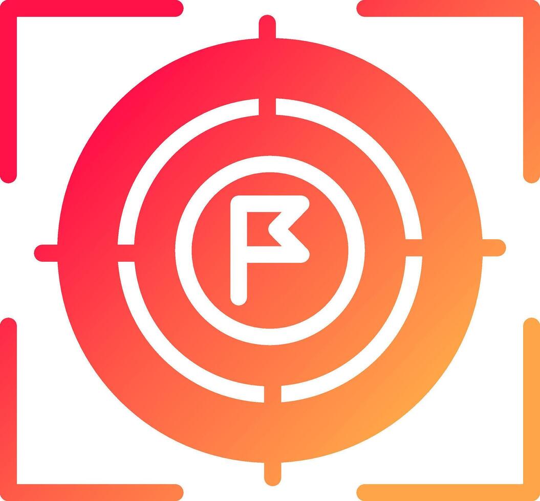 glyph  colour Gradient Circle vector