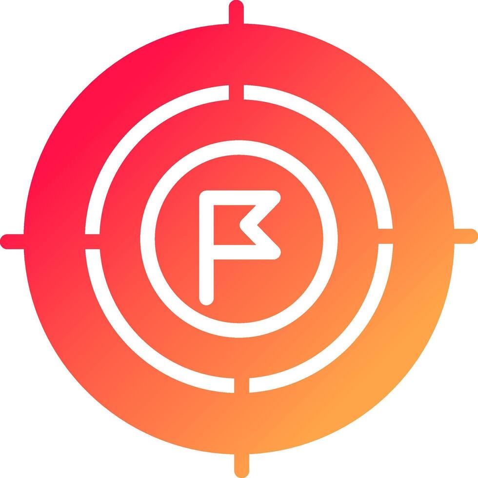 glyph  colour Gradient Circle vector