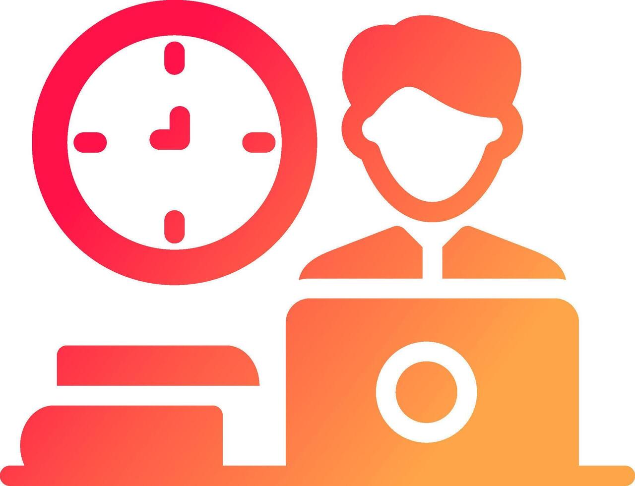 glyph  colour Gradient Circle vector