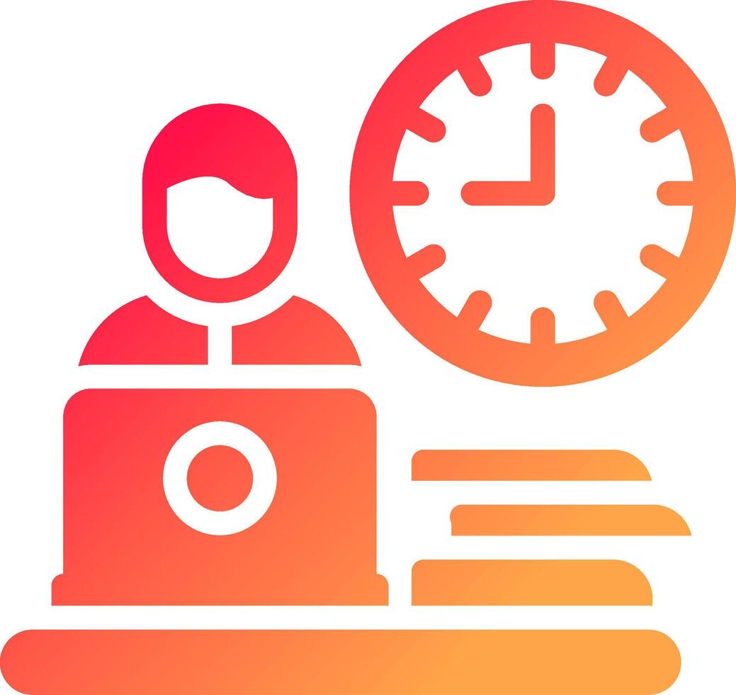 glyph  colour Gradient Circle vector