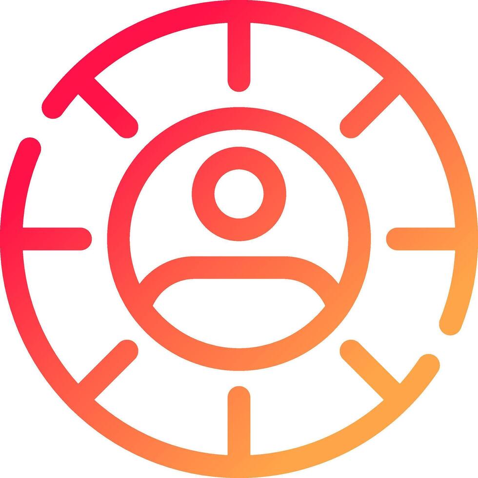 Targeting Creative Icon Design vector