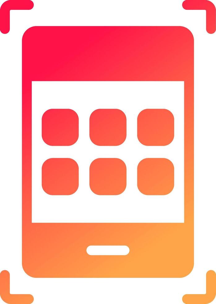 glyph  colour Gradient Circle vector