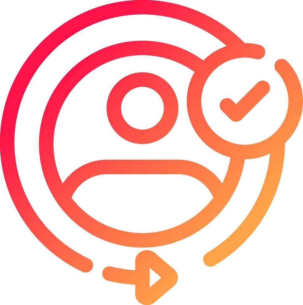 Retention Customer Creative Icon Design vector