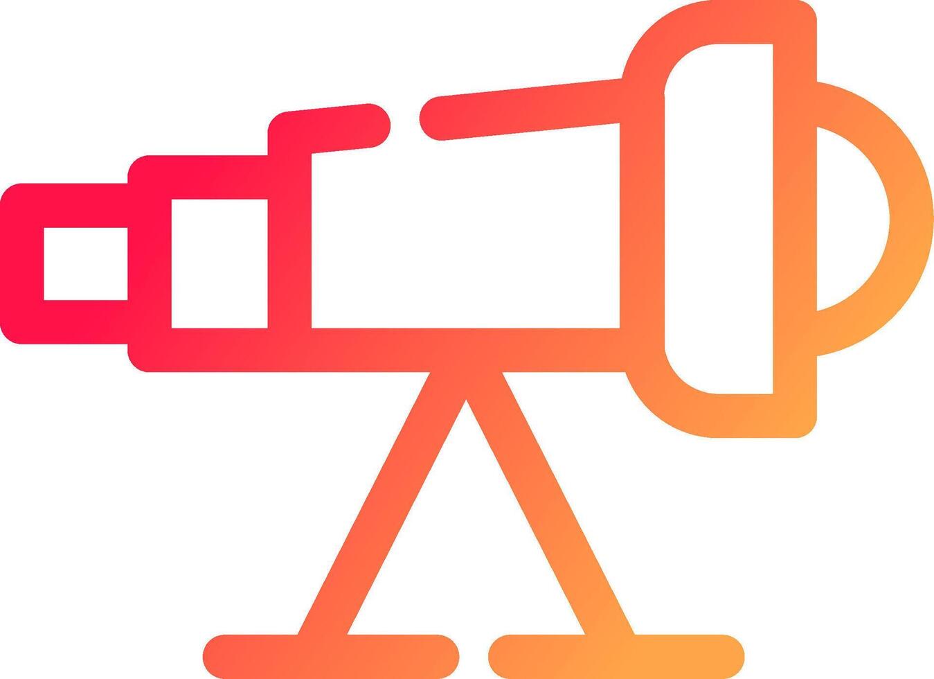 Telescope Creative Icon Design vector