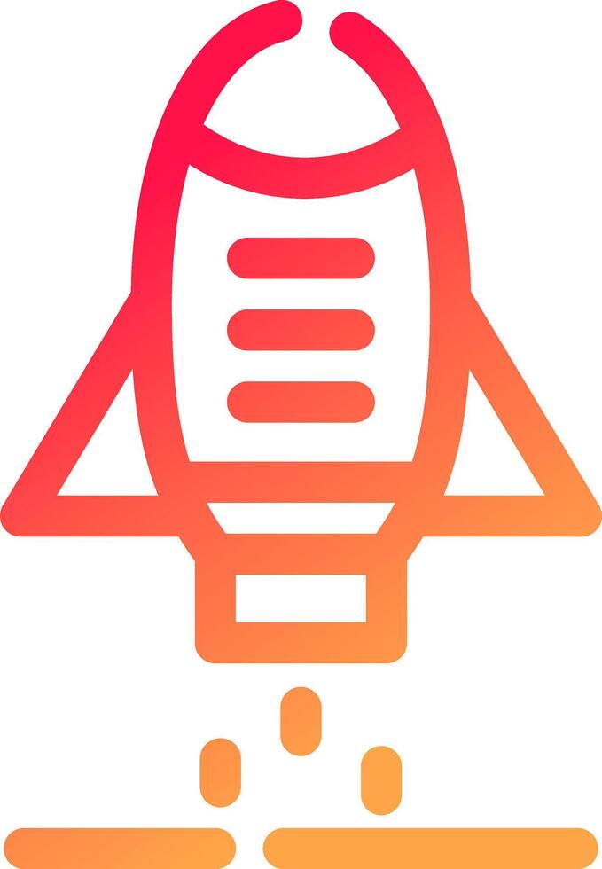 Rocket Creative Icon Design vector