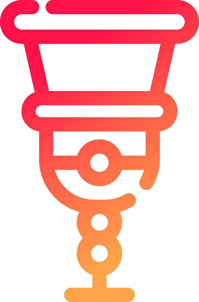 glyph  colour Gradient Circle vector