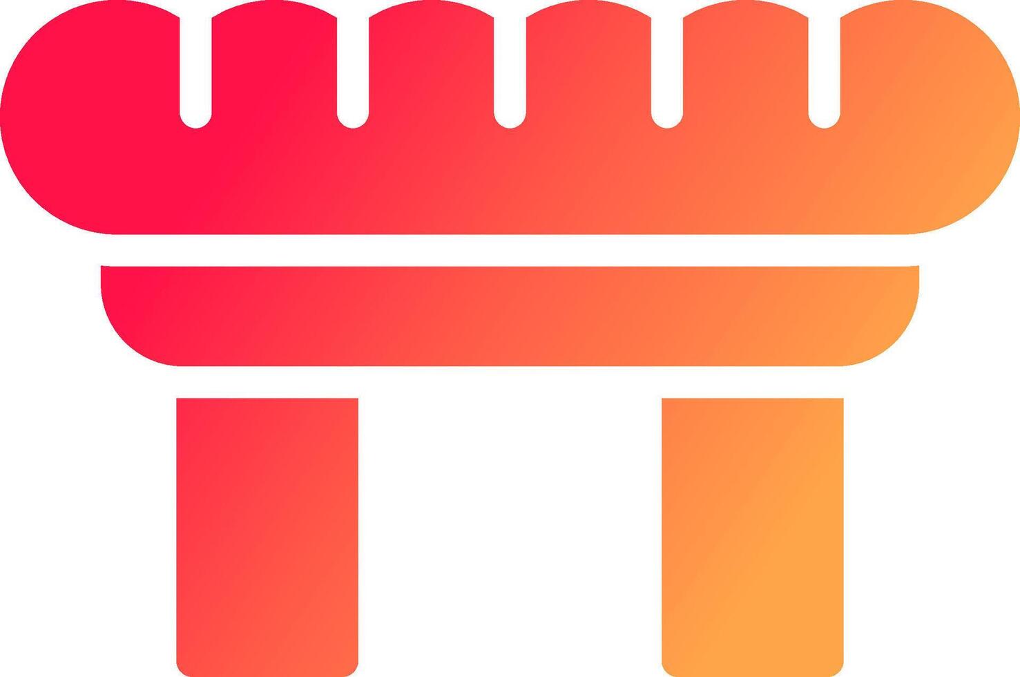 glyph  colour Gradient Circle vector
