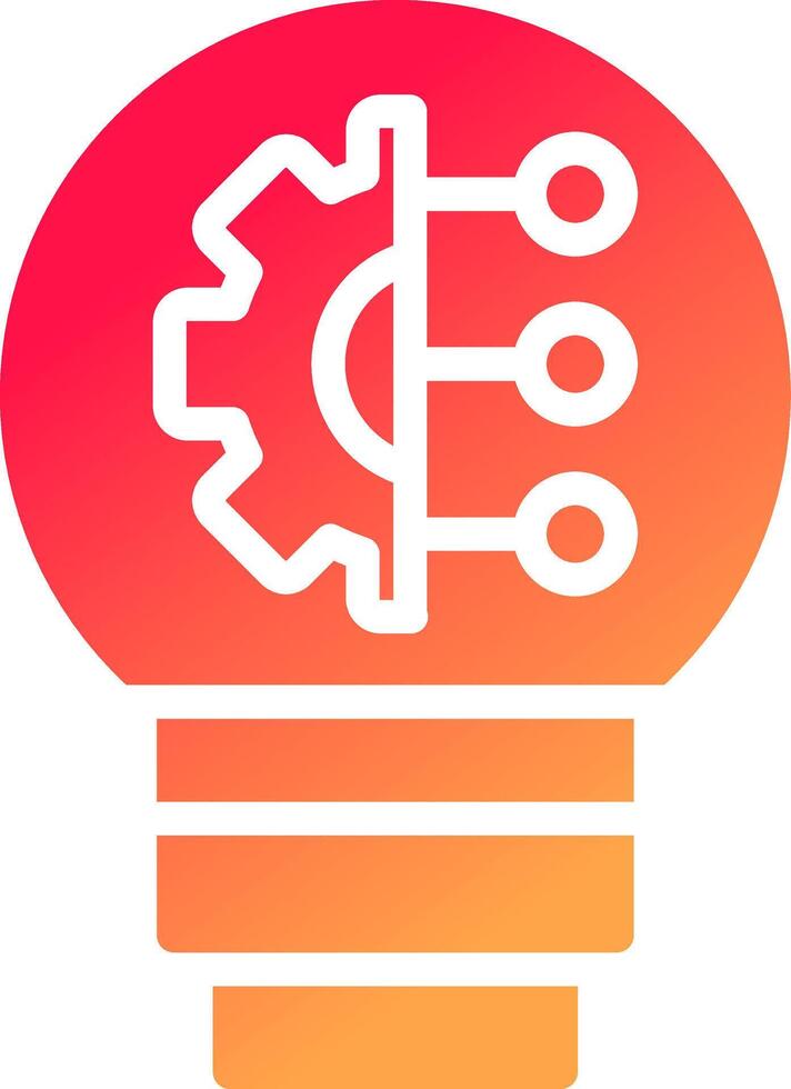 glyph  colour Gradient Circle vector