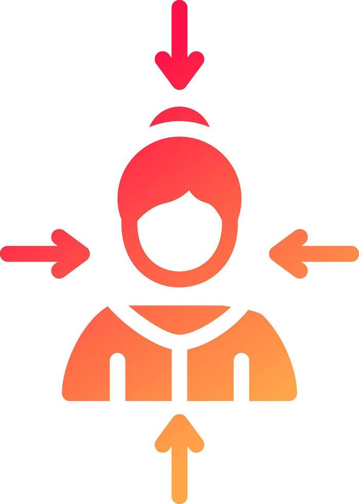 glyph  colour Gradient Circle vector