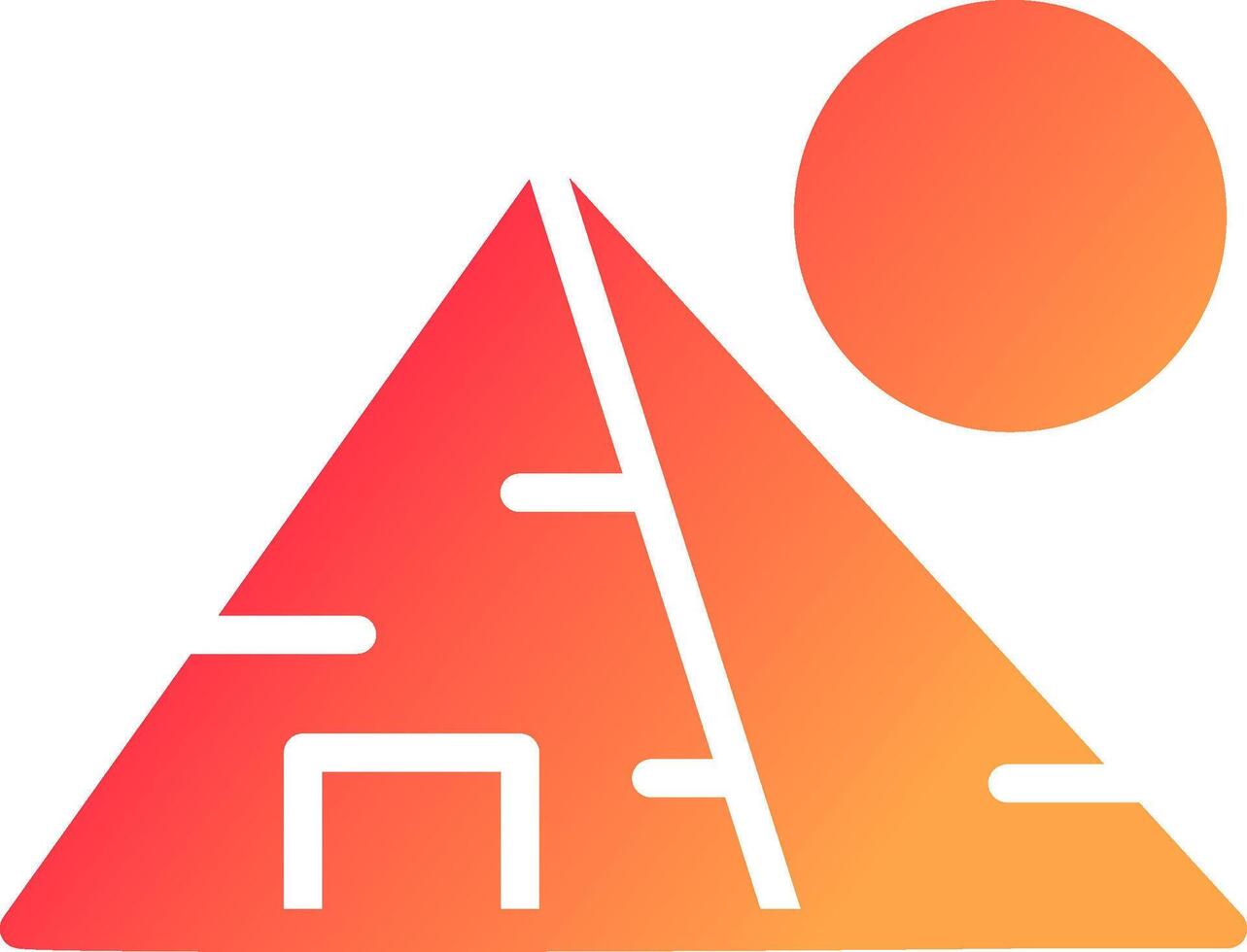 glyph  colour Gradient Circle vector