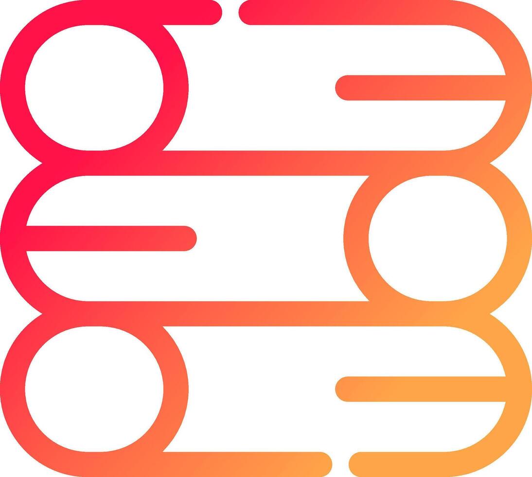 glyph  colour Gradient Circle vector