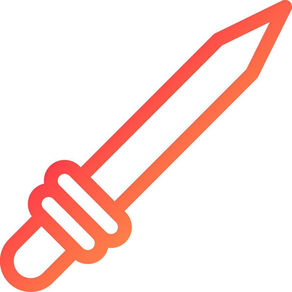 Balloon Sword Creative Icon Design vector