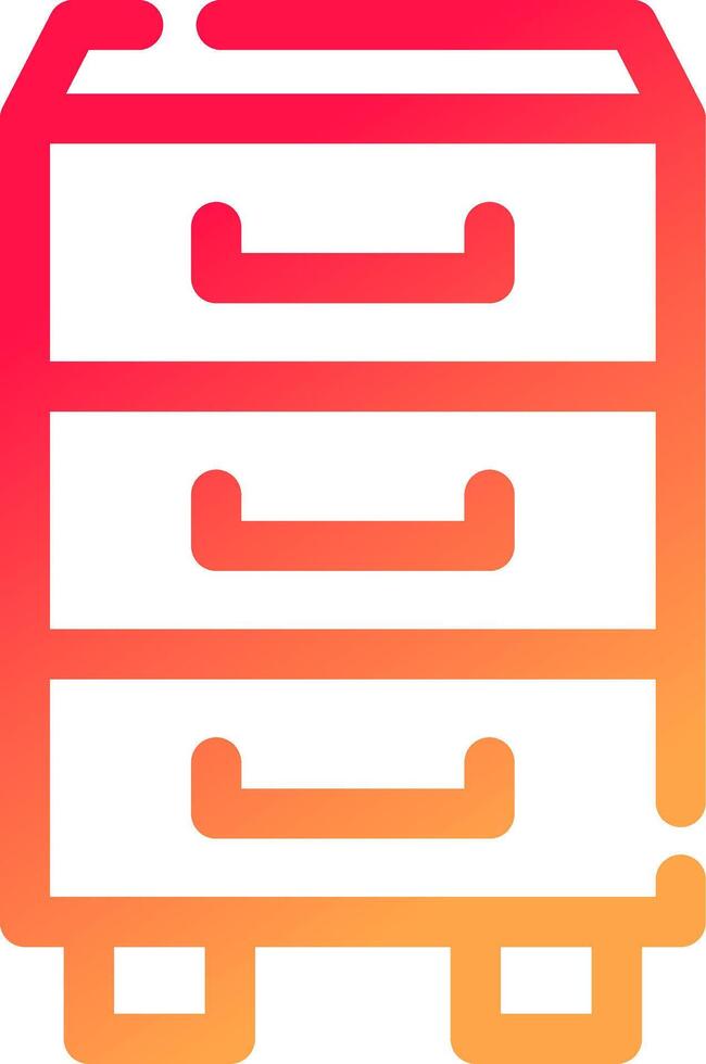 Cabinet Creative Icon Design vector