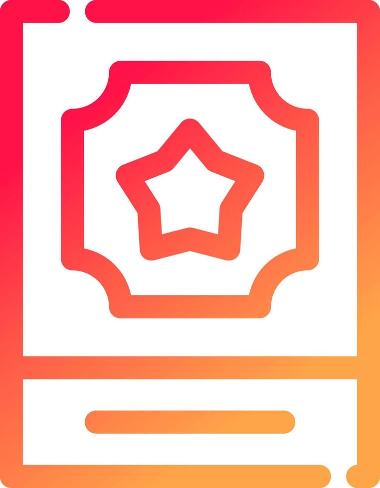glyph Gradient Circle vector