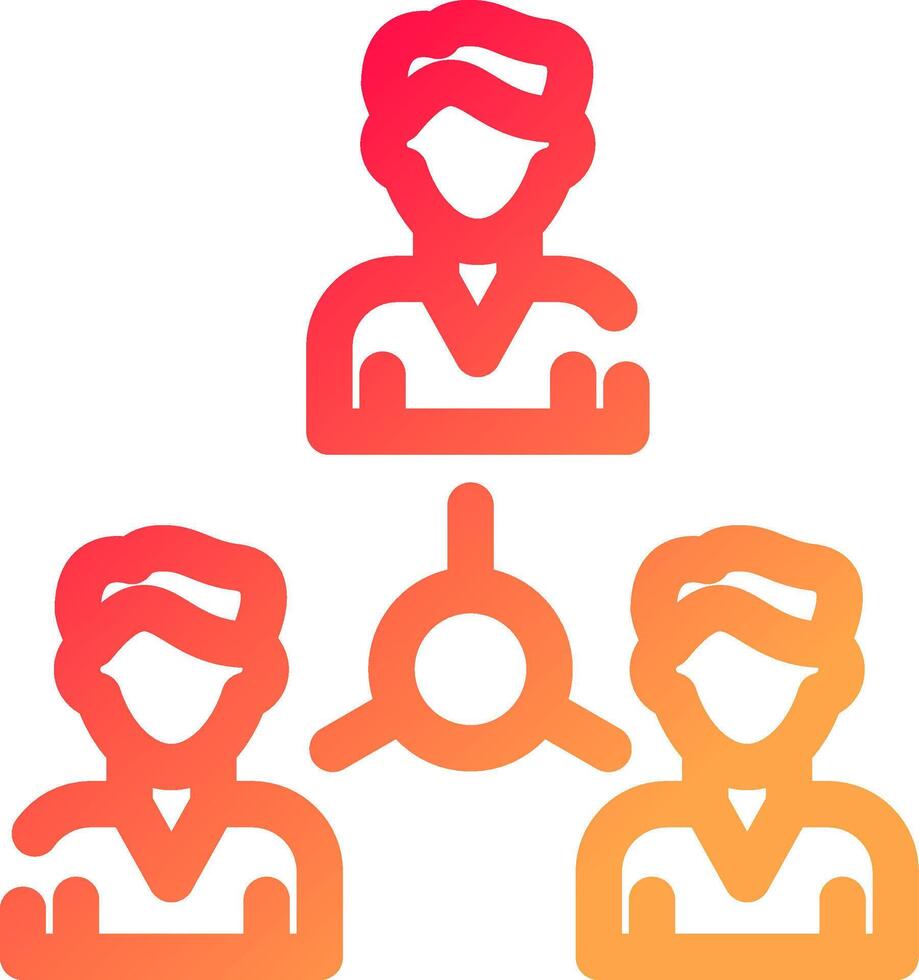 glyph Gradient Circle vector