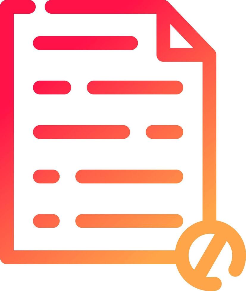 glyph Gradient Circle vector