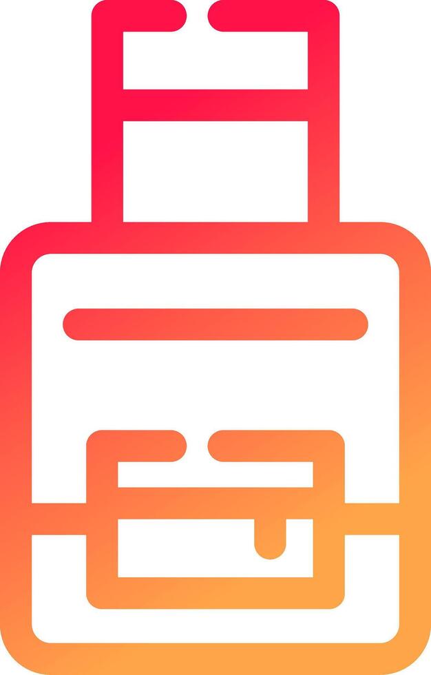 glyph Gradient Circle vector