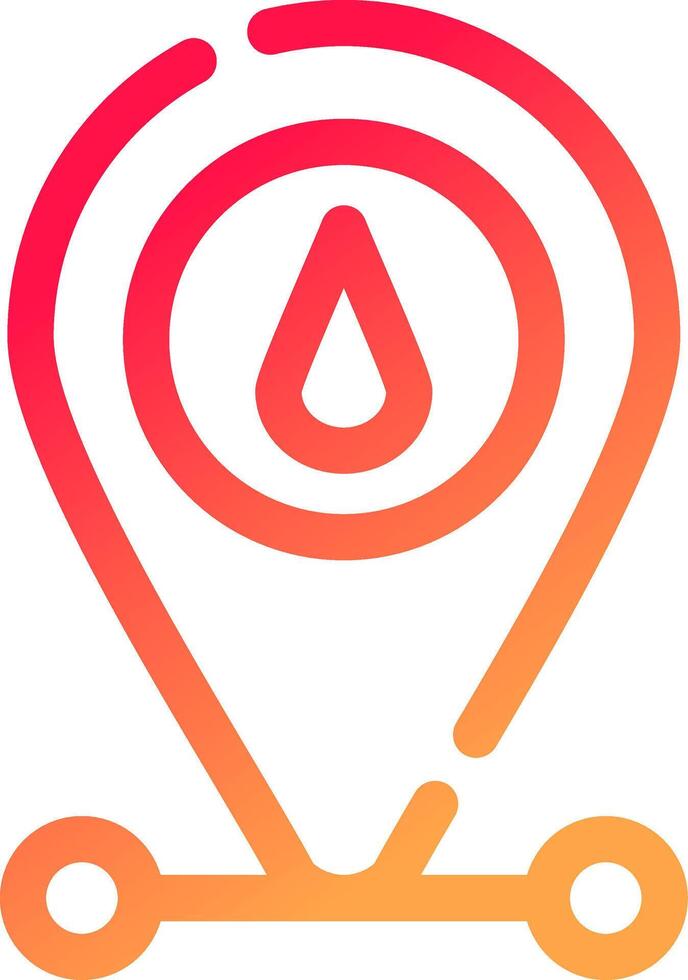 glyph Gradient Circle vector
