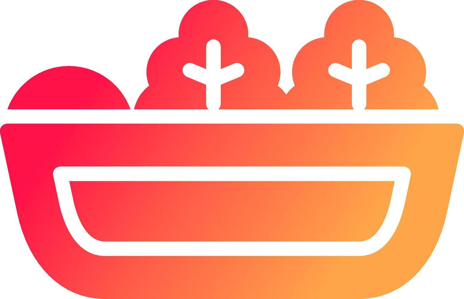 glyph Gradient Circle vector