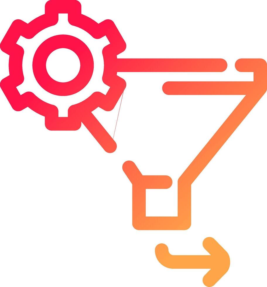 glyph Gradient Circle vector
