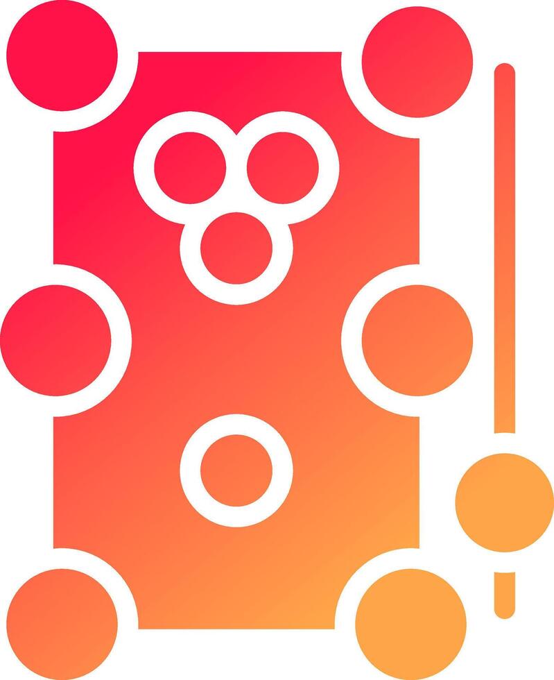 glyph  colour Gradient Circle vector