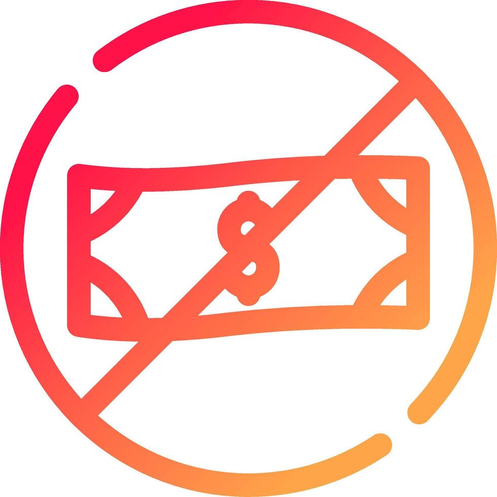 Forbidden Creative Icon Design vector