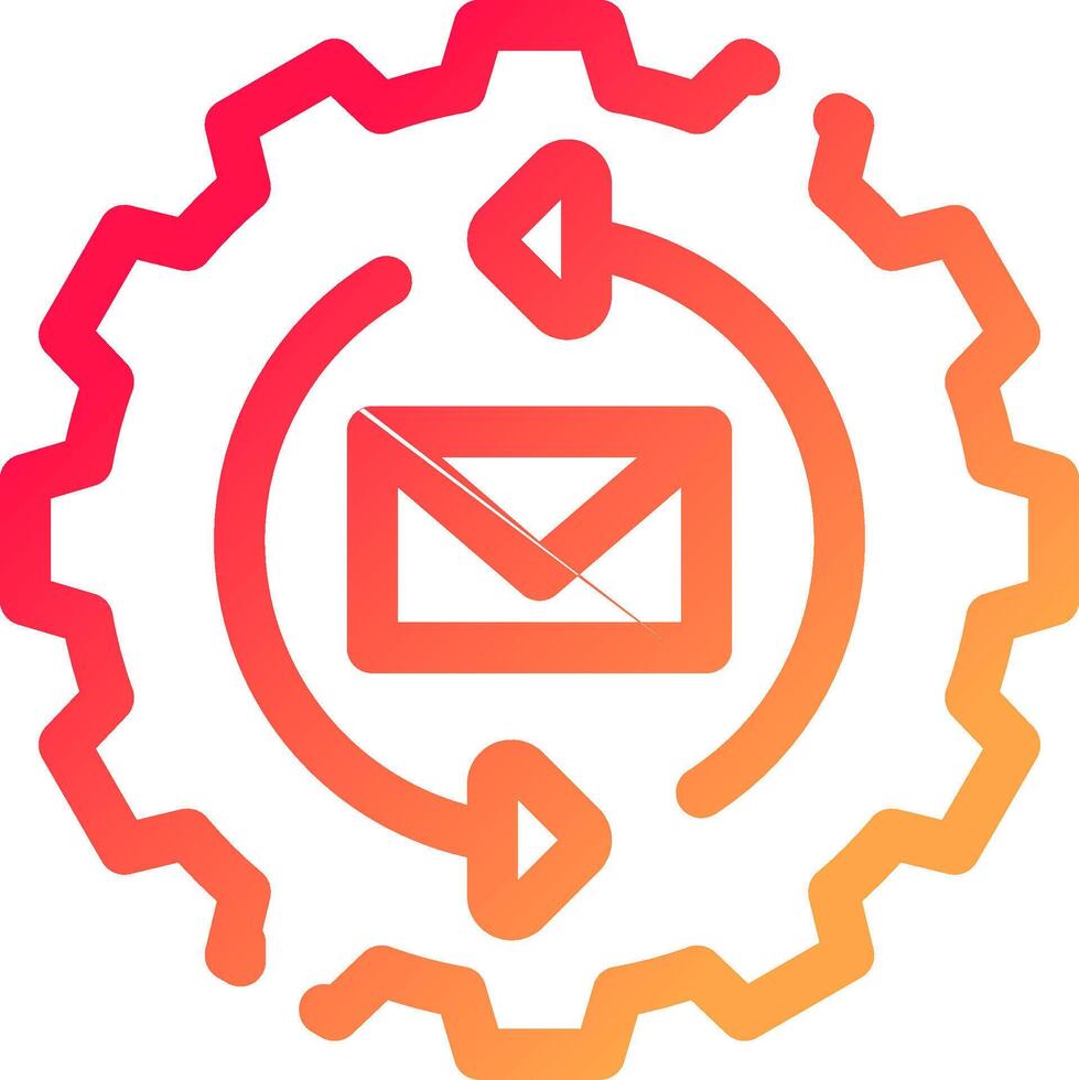 glyph Gradient Circle vector