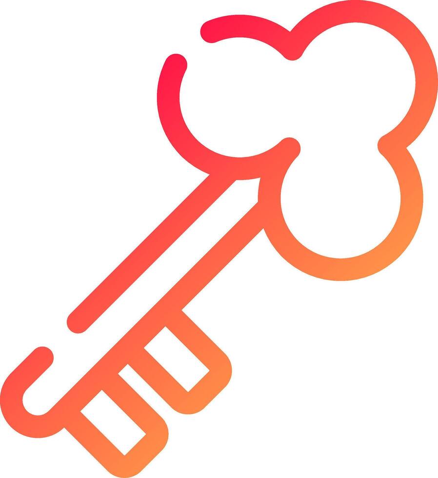 Key Creative Icon Design vector