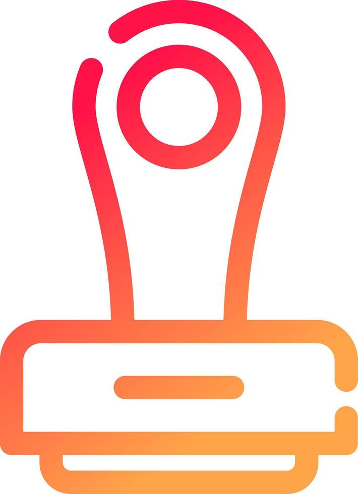 Stamp Creative Icon Design vector