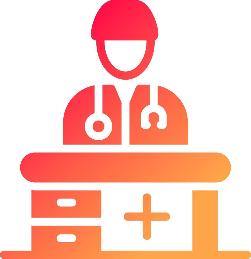 Doctor Office Creative Icon Design vector