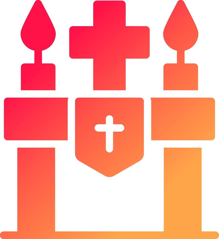 Altar Creative Icon Design vector