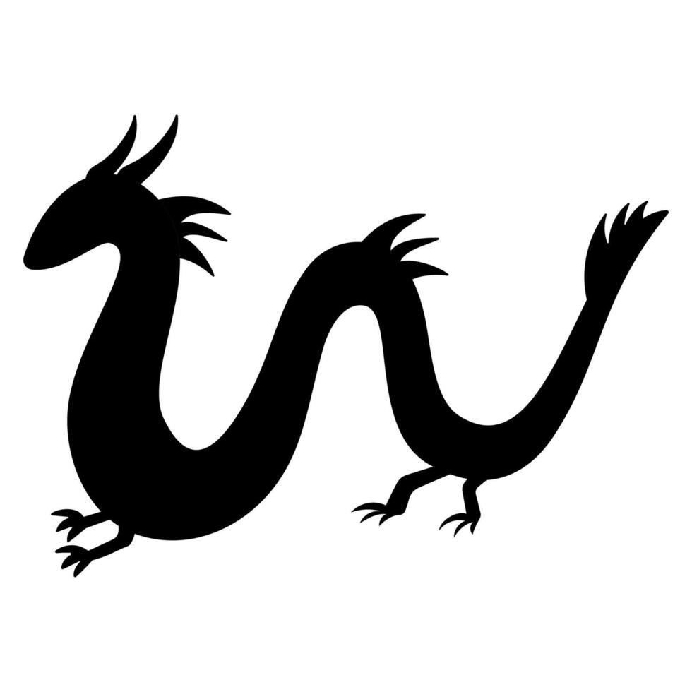 Chinese dragon pattern Traditional symbol of Asia vector