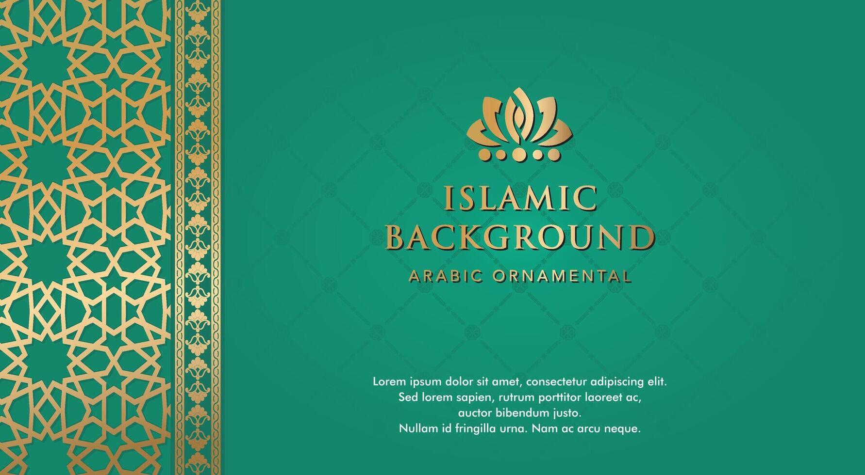 elegant Islamic geometric design that adds a touch of sophistication vector